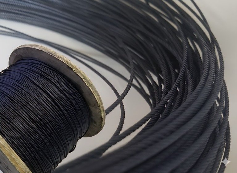 Black Wire Coil