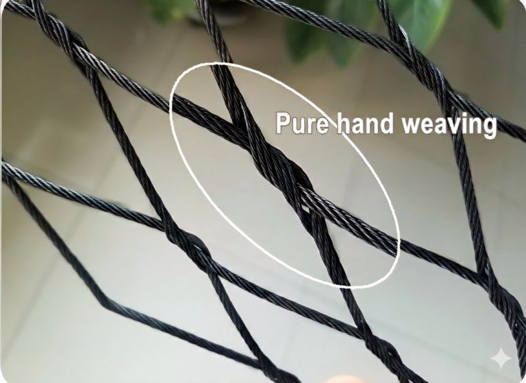 Hand Weaving Close-up