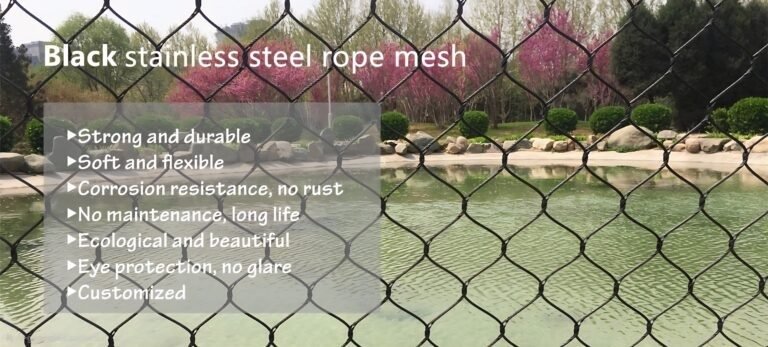 Mesh Fence Near Water