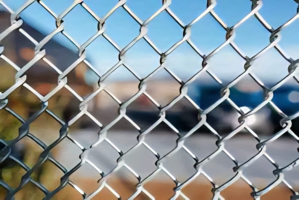 G.I. Chain Link Fence Close-up
