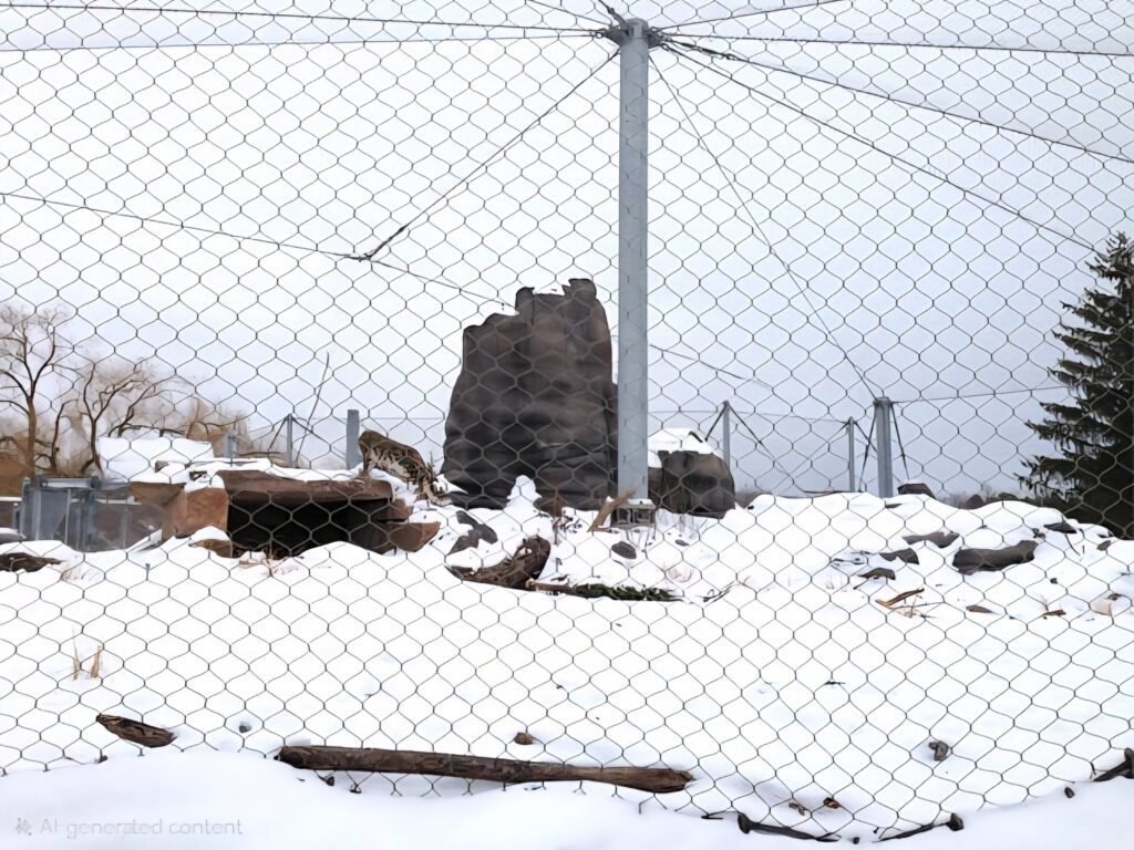 Leopard Exhibit Fence