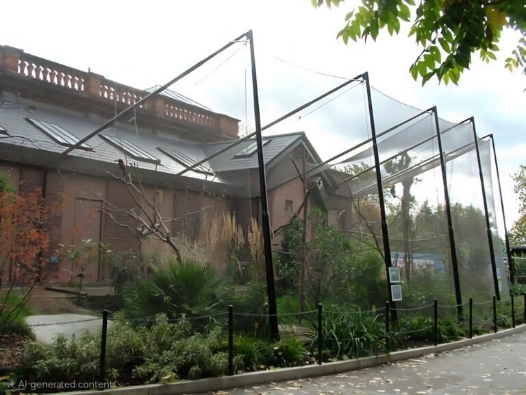 Parrot Exhibit Fence