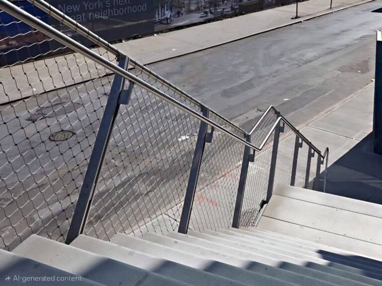 Staircase Mesh Railing